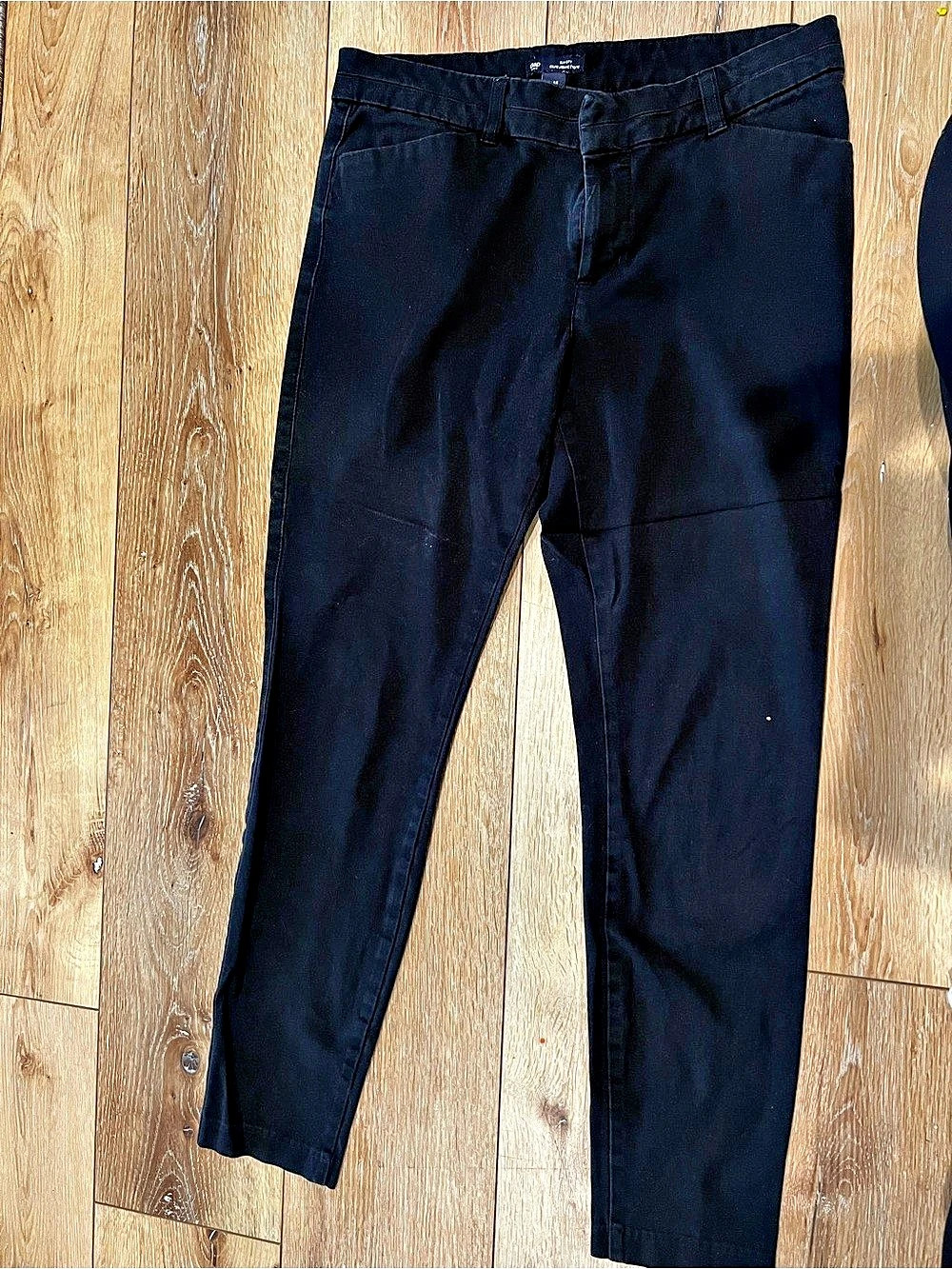 Gap Slim City Pants Skinny in Black Size 6R